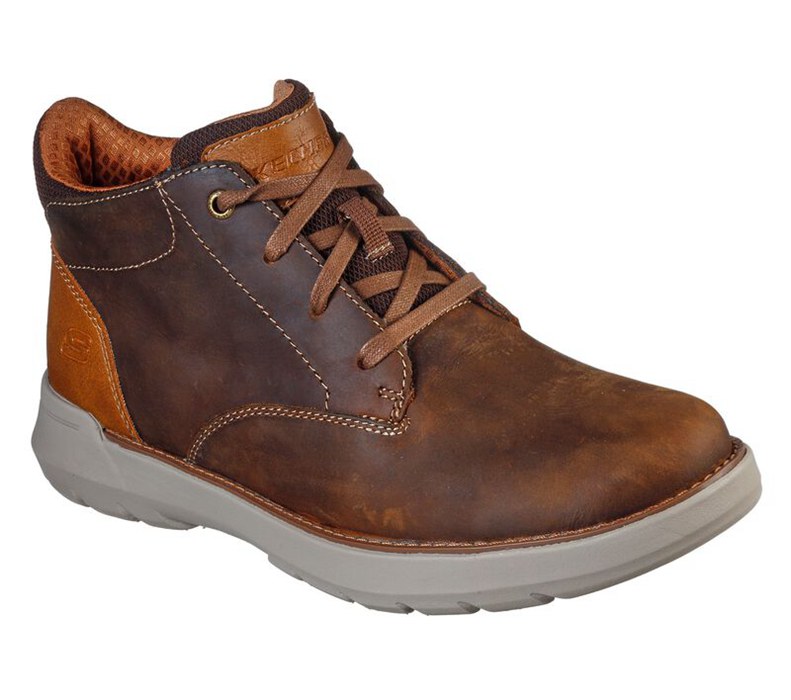 Skechers Relaxed Fit: Doveno - Molens - Mens Sneakers Brown [AU-CW9166]